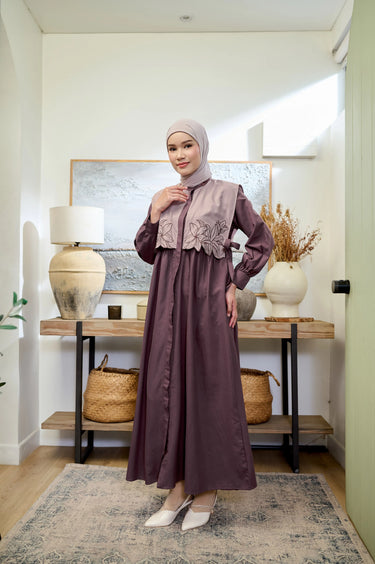 [New Collection] ZM Zaskia Mecca -Sarimbit Family Set - Lilya Puspita | Gamis Wanita | Kemeja Koko Pria Anak