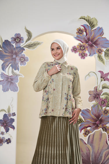 ZM Zaskia Mecca - Tanin Kemeja Wanita - Alkisah - Edisi Timun Mas | Koleksi Lebaran