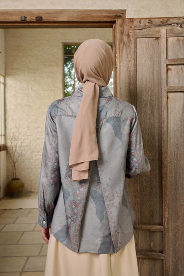 ZM Zaskia Mecca - Yania Blouse - Romansa Khatulistiwa - Edisi Bunga Simpur