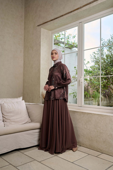 ZM Zaskia Mecca - Yania Blouse - Romansa Khatulistiwa - Edisi Bunga Simpur
