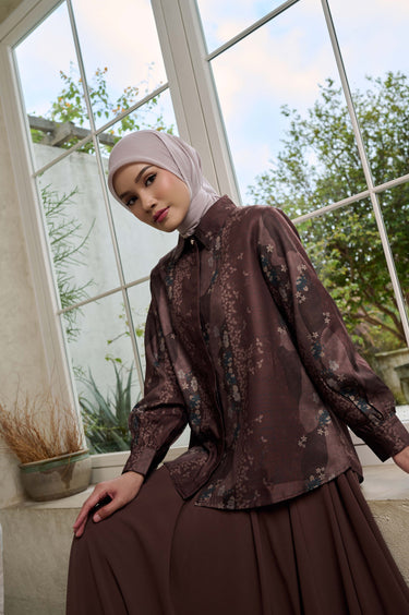 ZM Zaskia Mecca - Yania Blouse - Romansa Khatulistiwa - Edisi Bunga Simpur