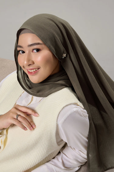 ZM Zaskia Mecca - Yoma Arabian Shawl Pashmina (Iner Meleyot)