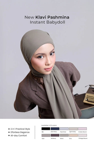 [New Arrivals] ZM Zaskia Mecca - New Klavi Pashmina