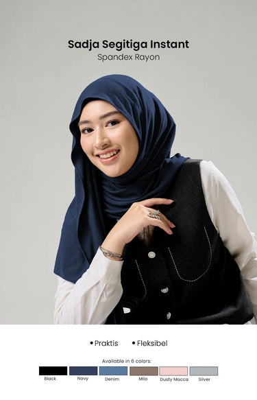 ZM Zaskia Mecca - Sadja Hijab Instant Segitiga Spandex
