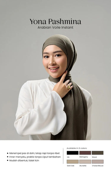 ZM Zaskia Mecca - Yona Arabian Shawl Pashmina