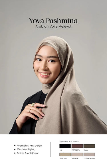 ZM Zaskia Mecca - Yova Arabian Shawl Pashmina