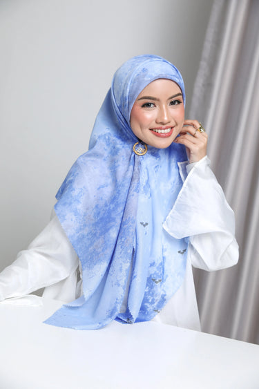 ZM Zaskia Mecca - Lamun Ombak Scarf Kerudung Segi Empat