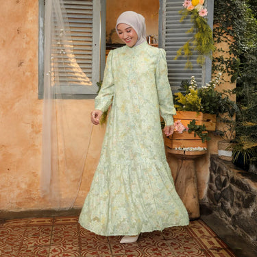 [Raya Collection] ZM Zaskia Mecca - Ruvina Gamis Wanita | Primadona Series | Edisi Lilya Senja