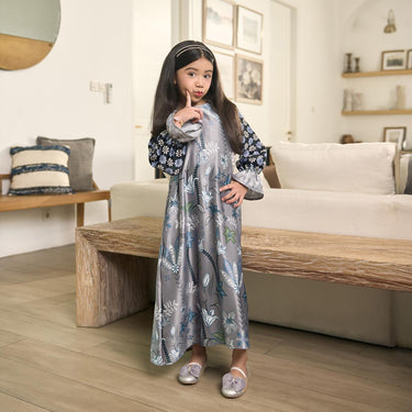 [New Collection] ZM Zaskia Mecca - Sarimbit Family Set 1 - Lilya Raya Series | Gamis Wanita | Kemeja Koko Pria Anak