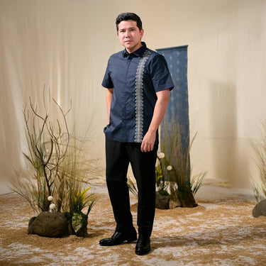 [Raya Collection] ZM Zaskia Mecca - Bardha Kemeja Pria | Jejak Teduh Series Arta Pusaka | Koleksi Ramadhan Series