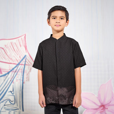 [Raya Collection] ZM Zaskia Mecca - Basta Kemeja Koko Anak - Jejak Teduh Huta - Koleksi Ramadhan Series