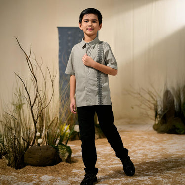 [Raya Collection] ZM Zaskia Mecca - Bakka Kemeja Anak | Jejak Teduh Series Arta Pusaka | Koleksi Ramadhan Series