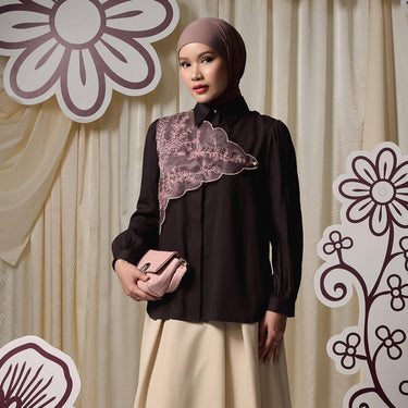 ZM Zaskia Mecca - Rosea Kemeja Wanita - Blouse Collection - Edisi Rona Semi