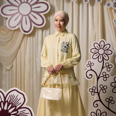 ZM Zaskia Mecca - Rania Kemeja Wanita - Blouse Collection - Edisi Rona Semi