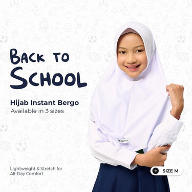 ZM Zaskia Mecca - Hijab Instan Bergo - Spandex Premium - Edisi Back To School