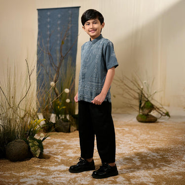 [Raya Collection] ZM Zaskia Mecca - Binuda Kemeja Anak - Jejak Teduh Ruma - Koleksi Ramadhan Series