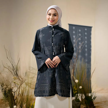 [Raya Collection] ZM Zaskia Mecca - Belani Tunik Wanita - Jejak Teduh Ruma - Koleksi Ramadhan Series