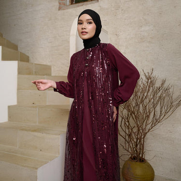 [Raya Collection] ZM Zaskia Mecca - Binora Gamis Wanita | Jejak Teduh Series Arta Pusaka | Koleksi Ramadhan Series