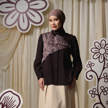 ZM Zaskia Mecca - Rosea Kemeja Wanita - Blouse Collection - Edisi Rona Semi