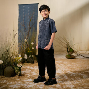 [Raya Collection] ZM Zaskia Mecca - Binuda Kemeja Anak - Jejak Teduh Ruma - Koleksi Ramadhan Series