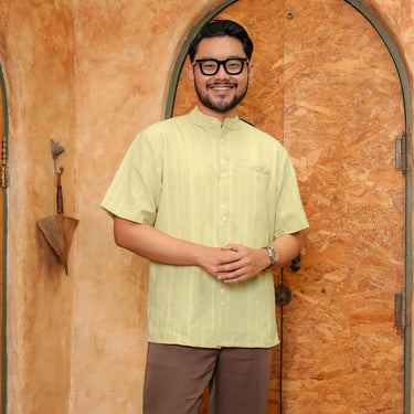 [Raya Collection] ZM Zaskia Mecca - Rylou Kemeja Pria - Primadona Series Edisi Lilya Senja - Koleksi Ramadhan Series