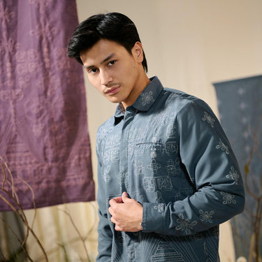 [Raya Collection] ZM Zaskia Mecca - Batara Kemeja Pria Panjang - Jejak Teduh Edisi Ruma - Koleksi Ramadhan Series