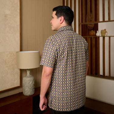 [New COllection] ZM Zaskia Mecca - Moby Kemeja Pria - Monogram Rupa | Ramadhan Series