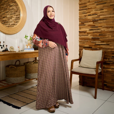 [New Collection] ZM Zaskia Mecca - Myki Gamis - Monogram Rupa | Ramadhan Series