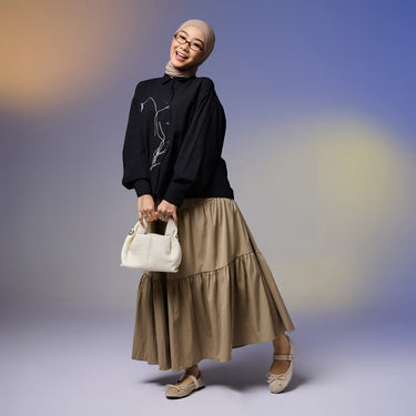 [New Collection] ZM Zaskia Mecca - Diveny Blouse Kemeja Wanita Daily