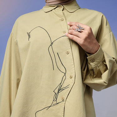 [New Collection] ZM Zaskia Mecca - Diveny Blouse Kemeja Wanita Daily