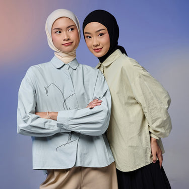[New Collection] ZM Zaskia Mecca - Diveny Blouse Kemeja Wanita Daily