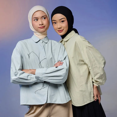 [New Collection] ZM Zaskia Mecca - Diveny Blouse Kemeja Wanita Daily