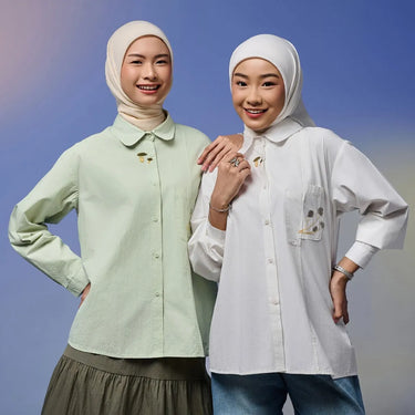 [New Collection] ZM Zaskia Mecca - Drexie Blouse Kemeja Wanita Daily