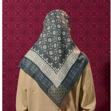 [INCLUDE HARD BOX] ZM Zaskia Mecca - Irama Scarf Tasdia Voil Hijab Motif - Harmoni Series | Square Segi Empat