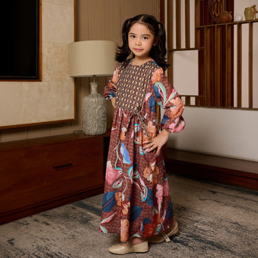 [New Collection] ZM Zaskia Mecca - Micy Gamis Anak - Monogram Rupa | Ramadhan Series