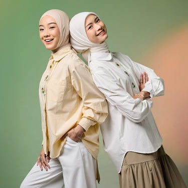[New Collection] ZM Zaskia Mecca - Drevea Blouse Kemeja Wanita