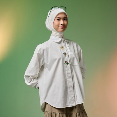 [New Collection] ZM Zaskia Mecca - Drevea Blouse Kemeja Wanita