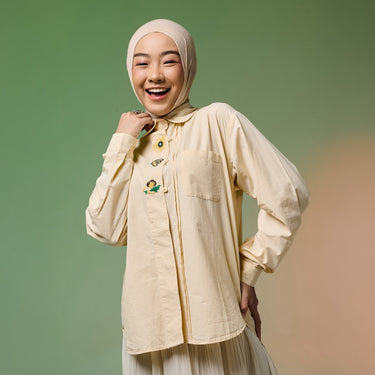 [New Collection] ZM Zaskia Mecca - Drevea Blouse Kemeja Wanita