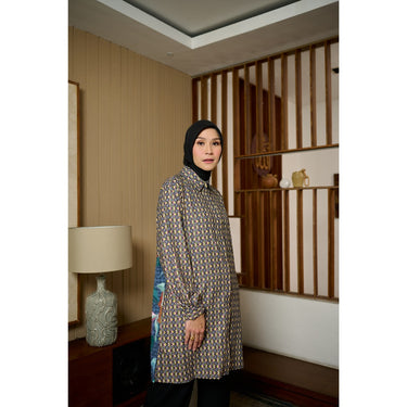[New Collection] ZM Zaskia Mecca - Moyu Tunik Wanita - Monogram Rupa | Ramadhan Series