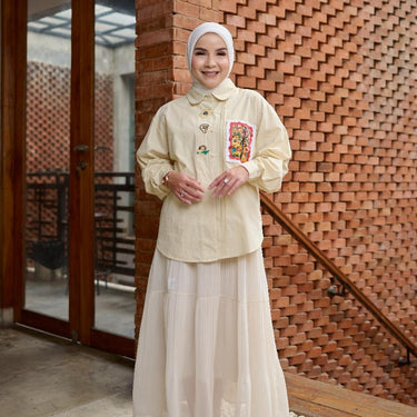 [New Arrivals] ZM Zaskia Mecca - Taut Blouse | Kemeja Wanita Daily | Edisi Berbicara Tanpa Suara