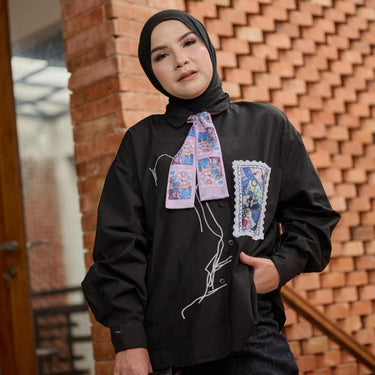 [New Arrivals] ZM Zaskia Mecca - Ruang Blouse | Kemeja Wanita Daily | Edisi Berbicara Tanpa Suara