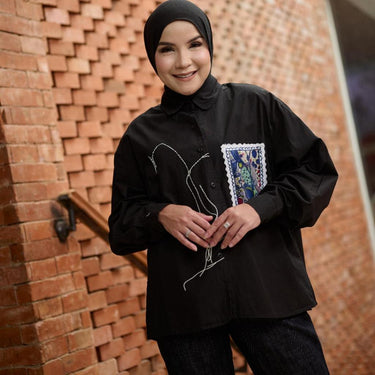 [New Arrivals] ZM Zaskia Mecca - Ruang Blouse | Kemeja Wanita Daily | Edisi Berbicara Tanpa Suara