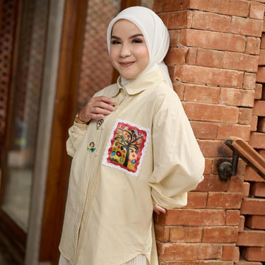 [New Arrivals] ZM Zaskia Mecca - Taut Blouse | Kemeja Wanita Daily | Edisi Berbicara Tanpa Suara