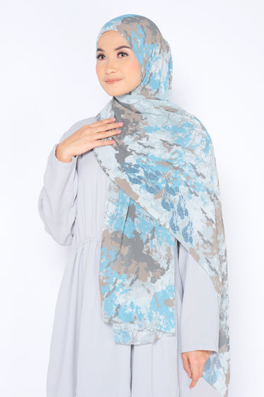ZM Zaskia Mecca - Chasya Sky Pashmina Plisket - Jelita Indonesia - Edisi Lamun Ombak