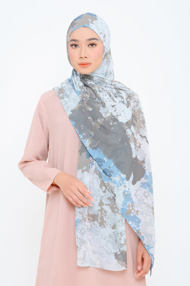 ZM Zaskia Mecca - Chica Steel Pashmina Instant - Jelita Indonesia - Edisi Lamun Ombak
